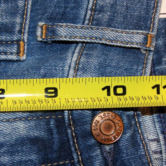 Gap 70's Flare H/R Medium Indigo Style S/703509-00 Patch Pocket Jean Sz 25/0 Reg - Picture 12 of 16